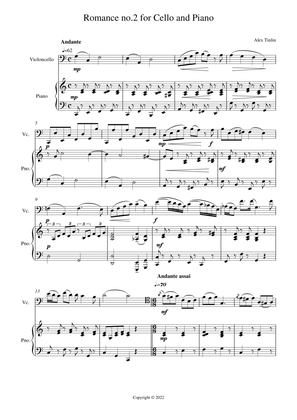 Romance No.2 for Cello and Piano