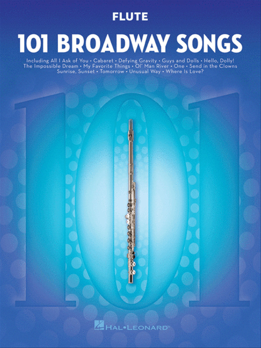 101 Broadway Songs for Flute Flute Solo scores gallery preview page 1