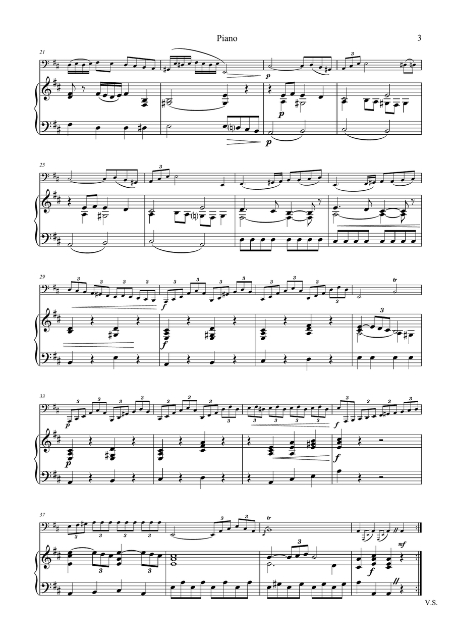 Sonata No.1 (Op. 28) Piano scores gallery preview page 3