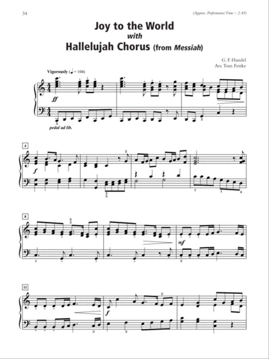 Carols with Classics Piano Solo scores gallery preview page 4