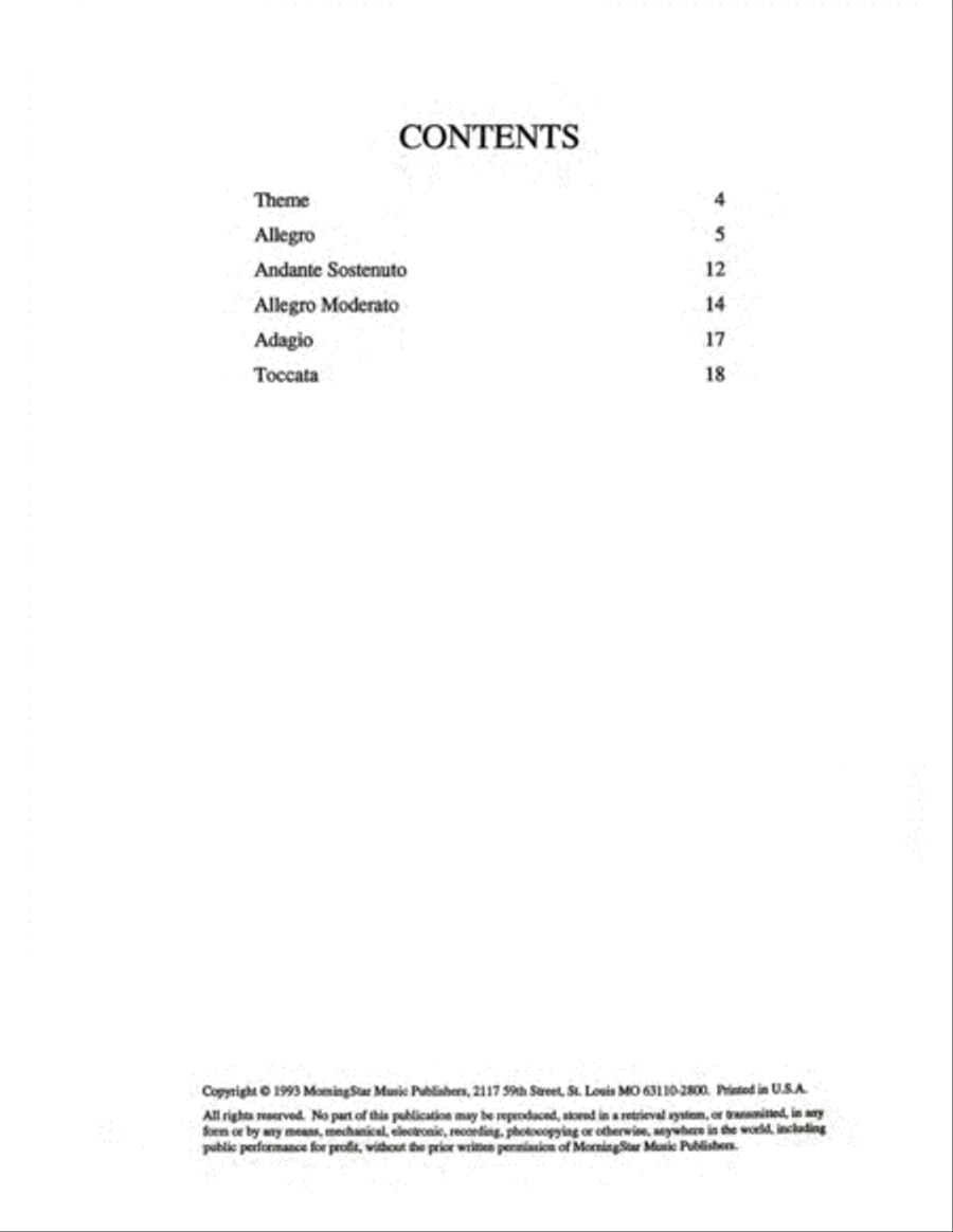 Partita on From Heaven Above to Earth I Come Organ scores gallery preview page 2
