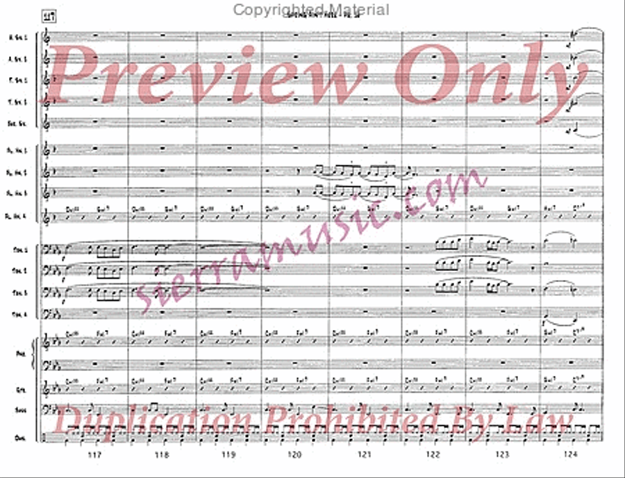 I Can't Stop Loving You Jazz Ensemble scores gallery preview page 17