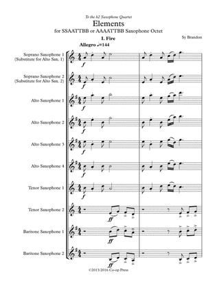 Elements for Saxophone Octet