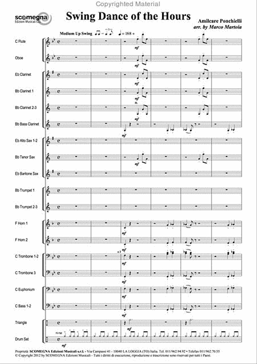 Swing Dance of the Hours Swing Dance of the Hours Concert Band scores gallery preview page 3