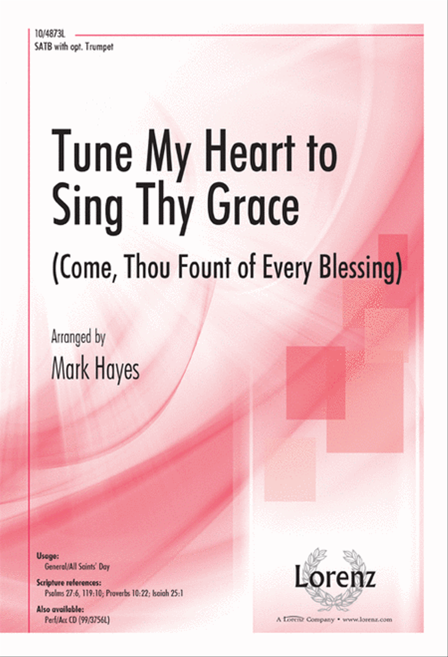 Tune My Heart to Sing Thy Grace 4-Part scores gallery preview page 1