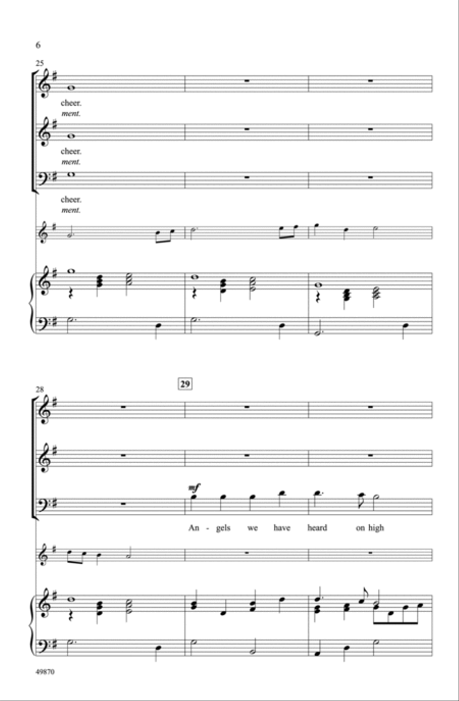 French Carol Duet French Carol Duet Choir scores gallery preview page 5