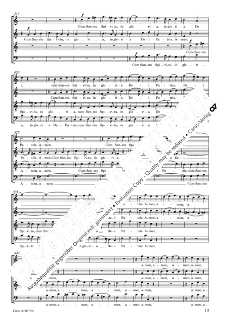 Messe solenelle in G 4-Part scores gallery preview page 14