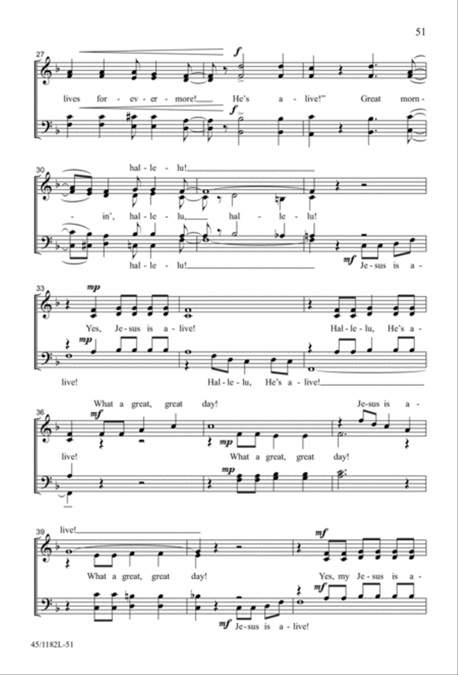 All Around A Cappella 4-Part scores gallery preview page 38