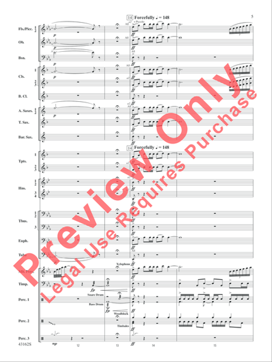 Appalachian Dreams Concert Band scores gallery preview page 6