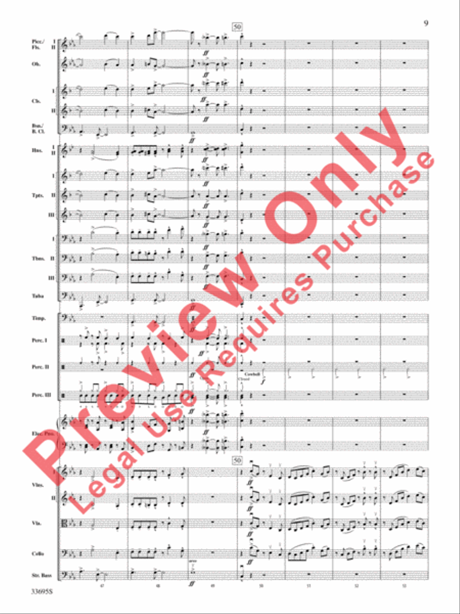 Danzas Cubanas Danzas Cubanas Full Orchestra scores gallery preview page 10