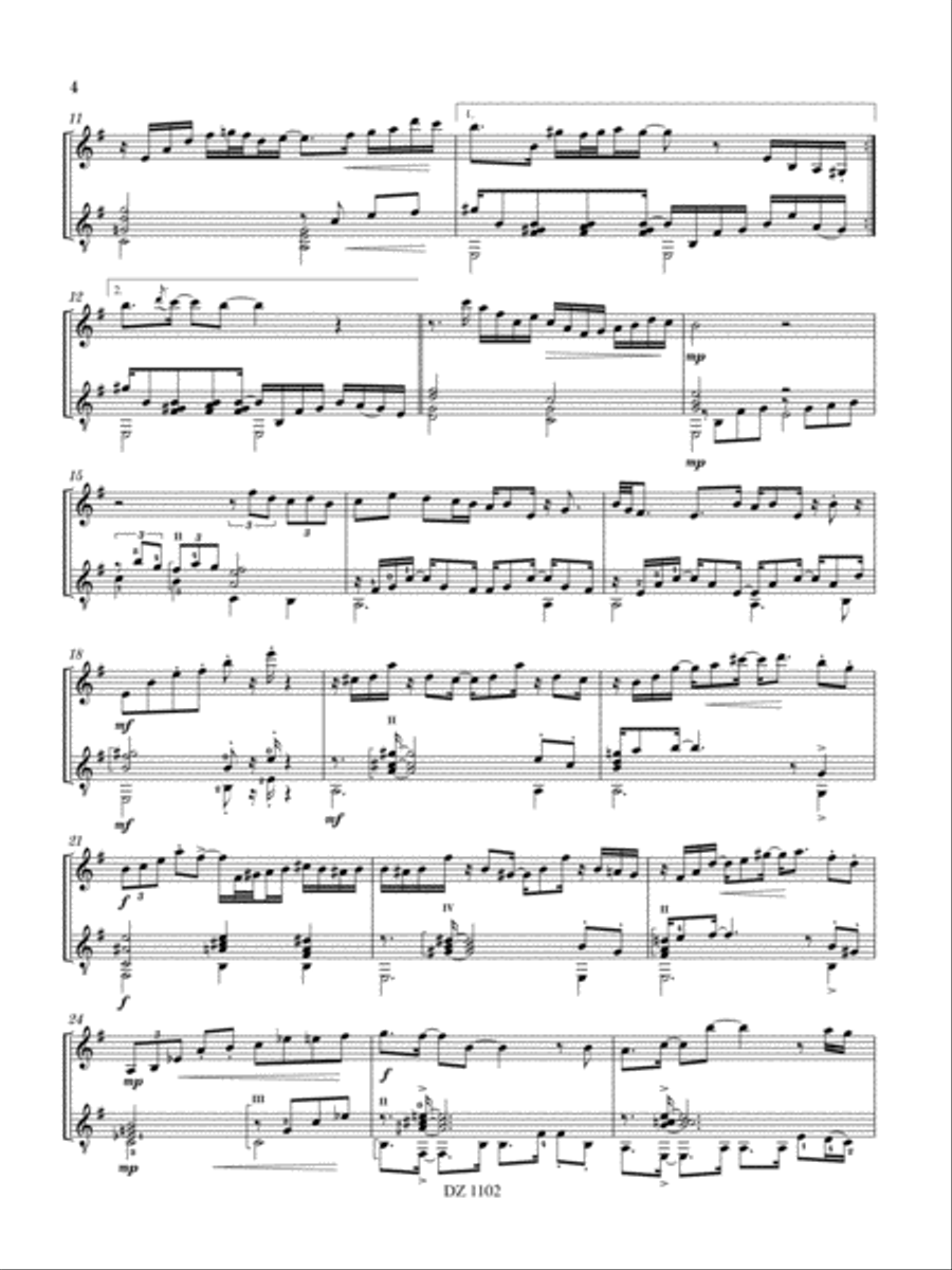 Aurora Clarinet scores gallery preview page 4