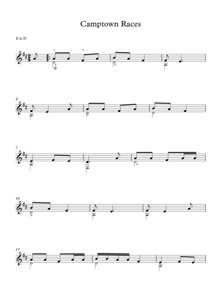 Camptown Races - American Traditional Song image number null