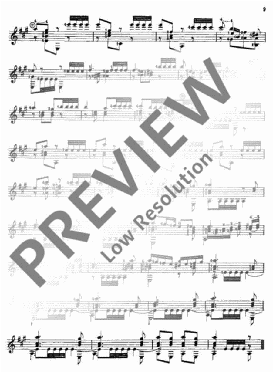 Progressive Studies for Beginners Classical Guitar scores gallery preview page 10