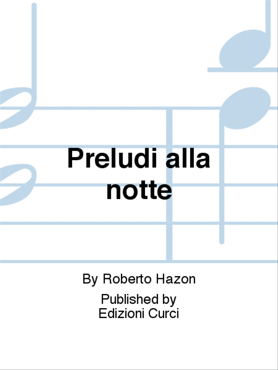 Preludi alla notte Piano Solo scores gallery preview page 1