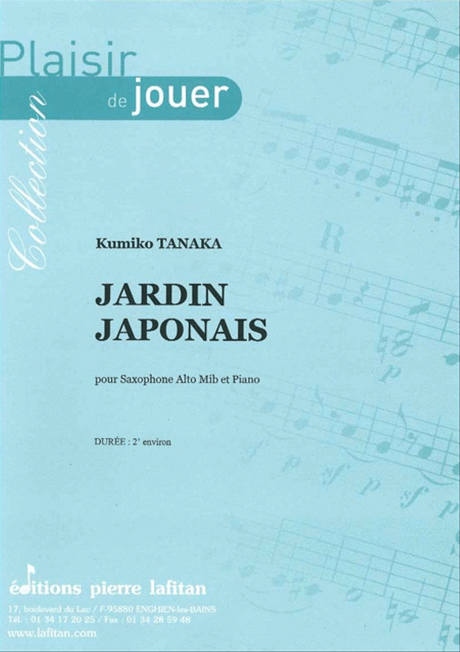 Jardin Japonais Alto Saxophone scores gallery preview page 1