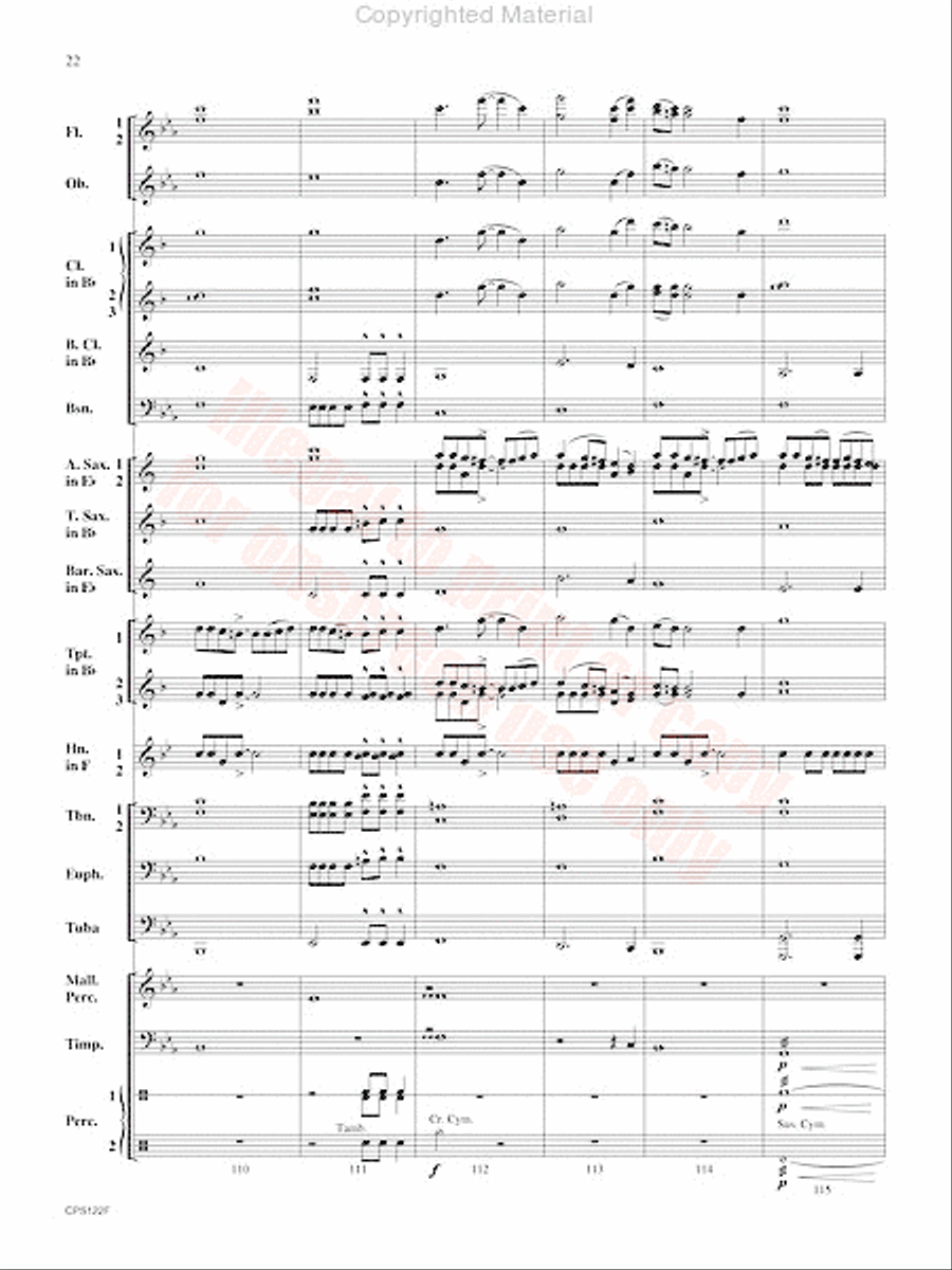 Escape the Lost City Concert Band scores gallery preview page 23