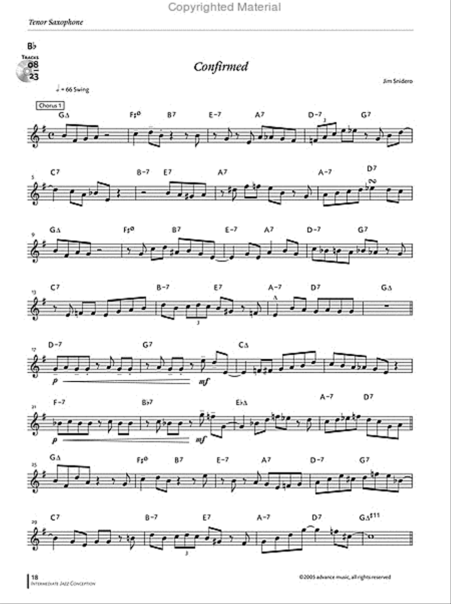 Intermediate online tenor saxophone