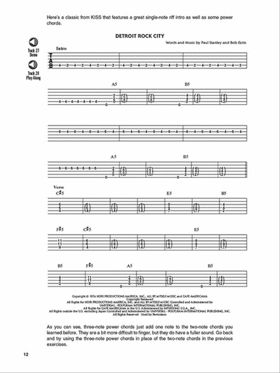 Rock Band Guitar Method Rock Band Guitar Method Acoustic Guitar scores gallery preview page 4