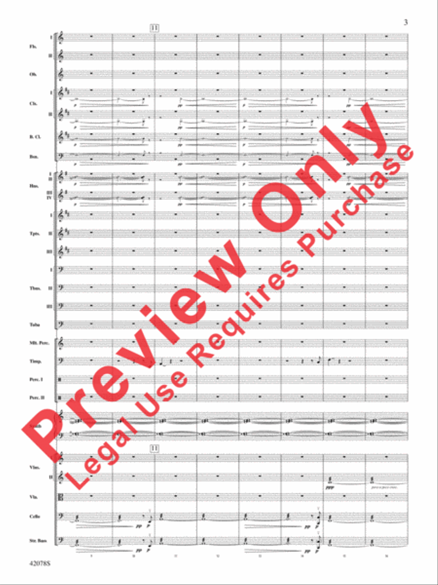 Man of Steel, Selections from Full Orchestra scores gallery preview page 4