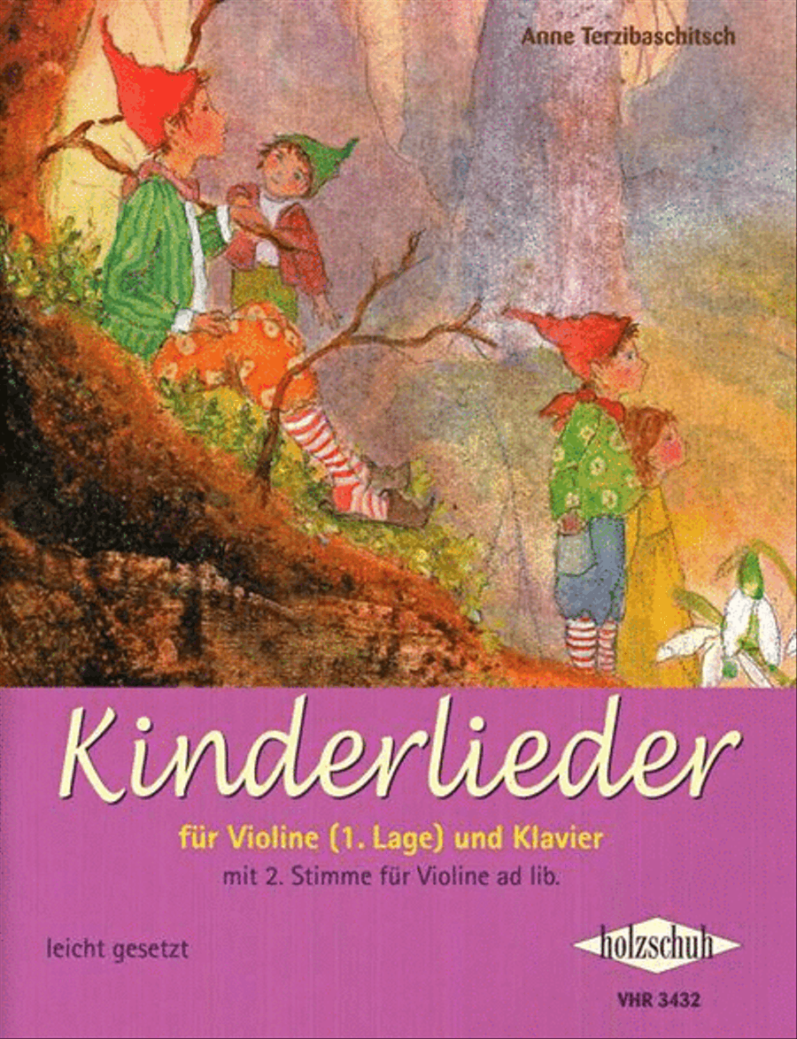 Kinderlieder für Violine und Klavier Violin Solo scores gallery preview page 1