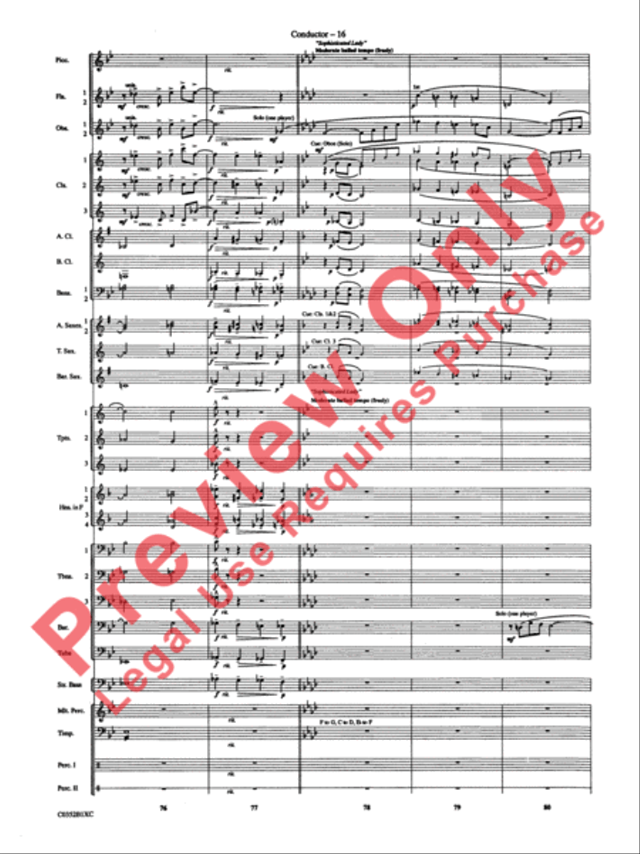 Duke Ellington! Duke Ellington! Concert Band scores gallery preview page 19