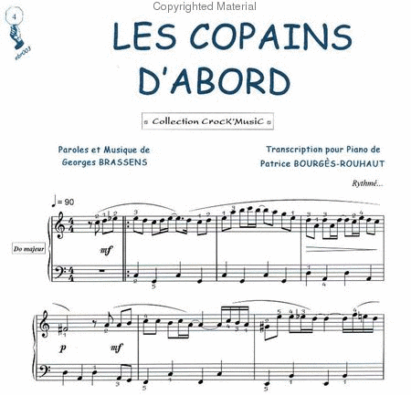 Les copains d'abord (Collection CrocK'MusiC) image number null