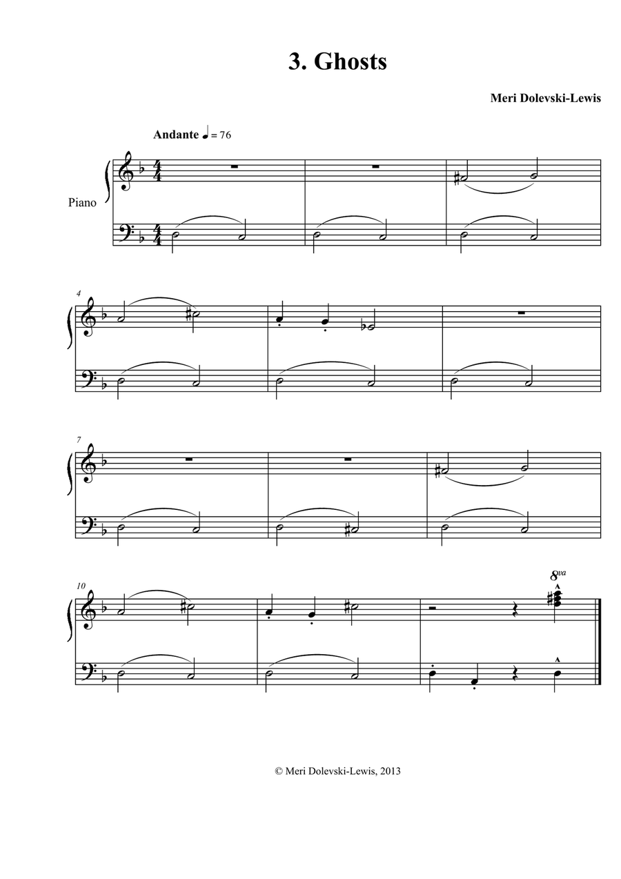 Halloween Suite Easy Piano scores gallery preview page 5