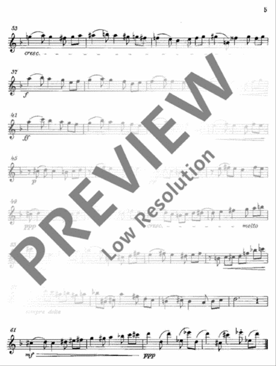 Five Exotic Dances Alto Saxophone scores gallery preview page 21