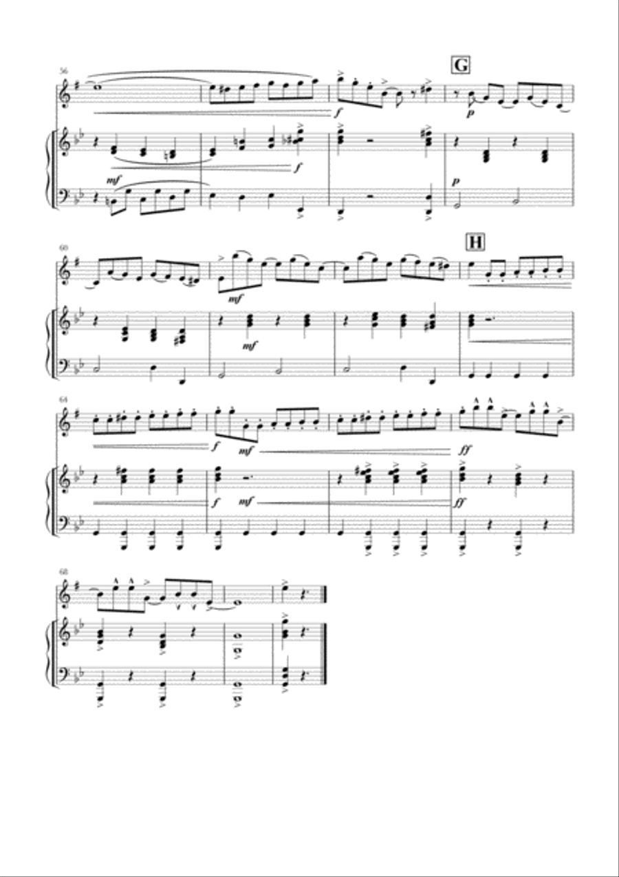 Sonatina for Alto Saxophone and Piano Alto Saxophone scores gallery preview page 4