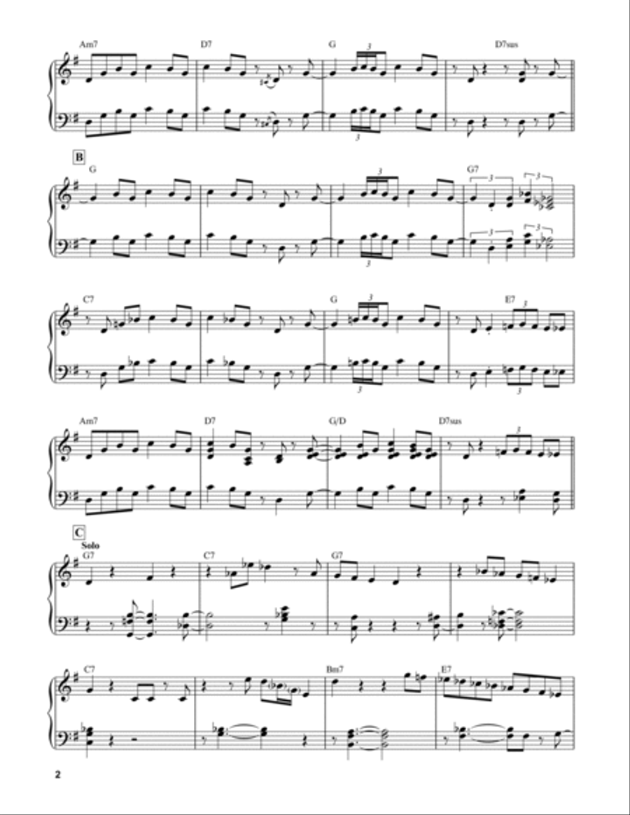 Blues In The Closet Piano scores gallery preview page 2