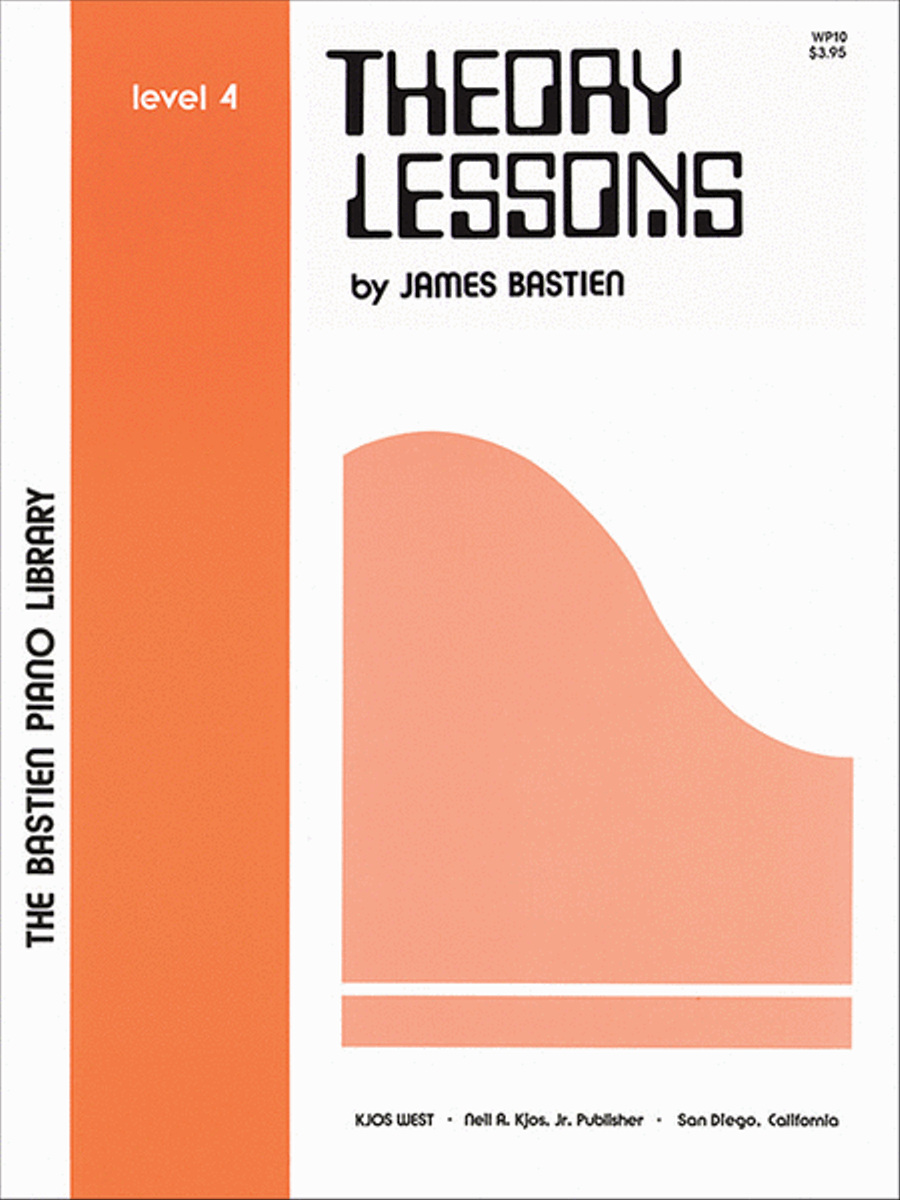 Theory Lessons, Level 4 Piano Method scores gallery preview page 1