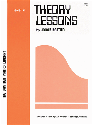 Book cover for Theory Lessons, Level 4