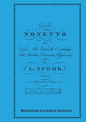 Book cover for Nonet in F, Op. 31