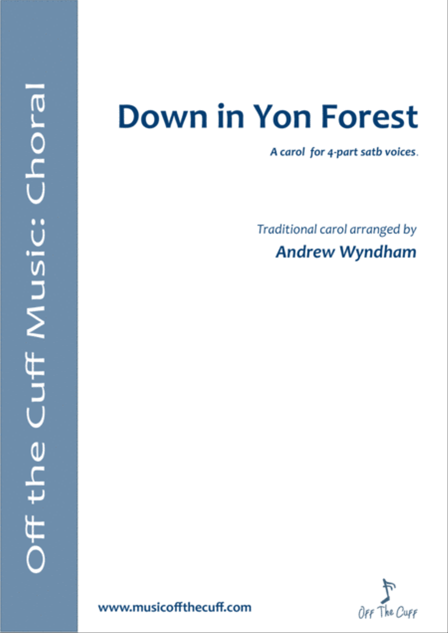Down in yon forest 4-Part scores gallery preview page 1
