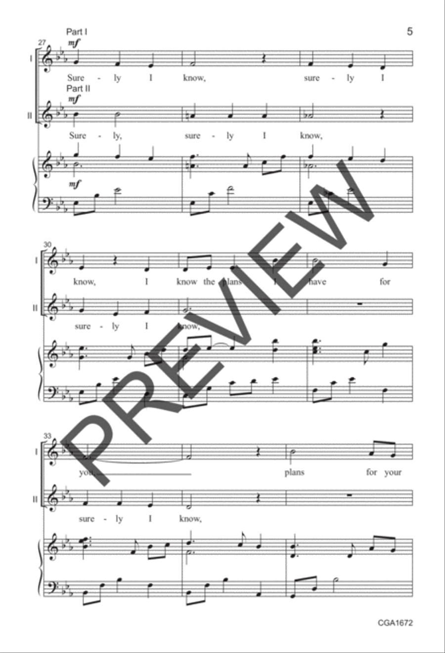 A Future With Hope (Unison/Two-part) Unison Choir scores gallery preview page 4