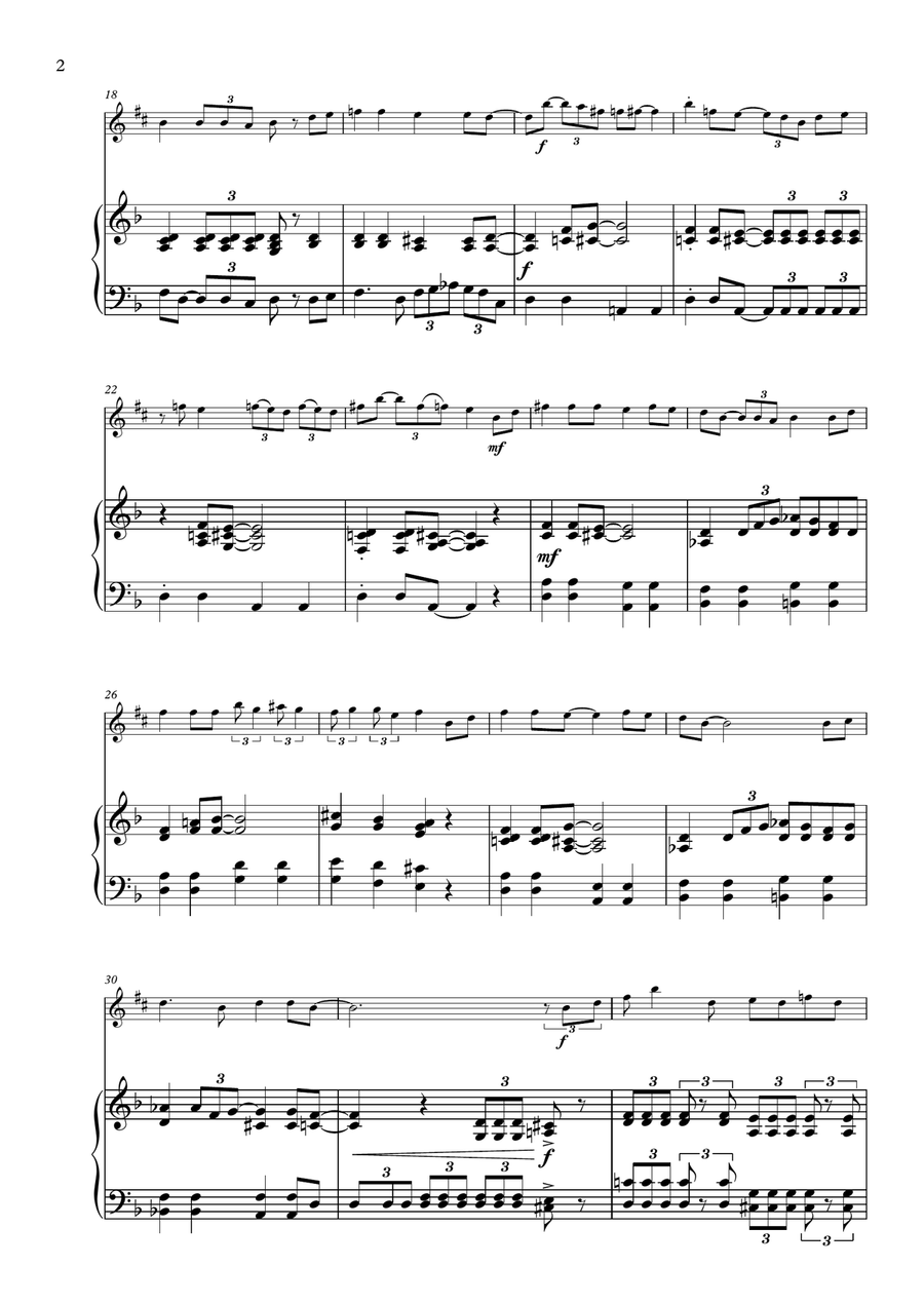 St James' Infirmary. for Solo Alto Sax and Piano Alto Saxophone scores gallery preview page 2