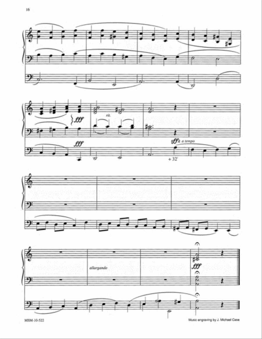 Three Hymn Settings for Organ, Set 1 Organ scores gallery preview page 10