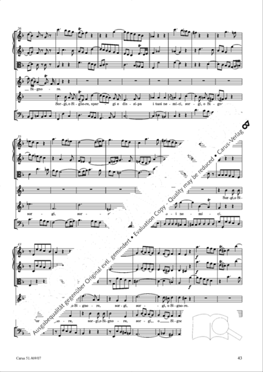 Davide penitente 4-Part scores gallery preview page 56