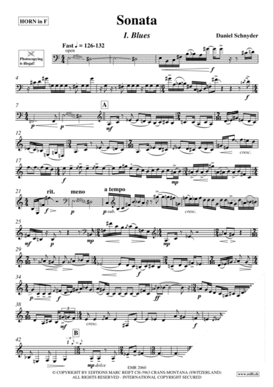 Sonata Sonata Horn scores gallery preview page 3