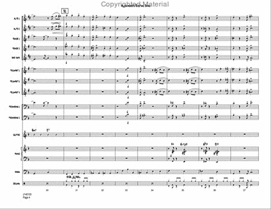 Alexander's Ragtime Band Jazz Ensemble scores gallery preview page 6
