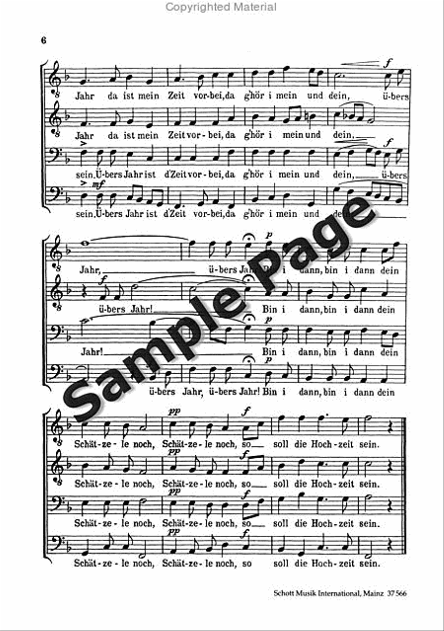 Rein `muss I Denn' Male.vce.chor TTBB scores gallery preview page 7