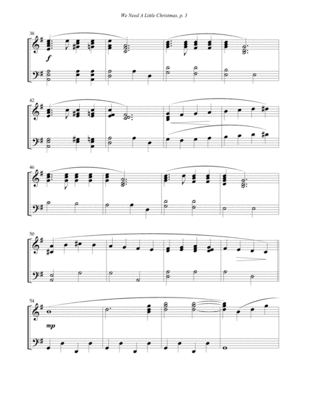 We Need A Little Christmas by Kimberley Locke Piano Solo - Digital Sheet Music