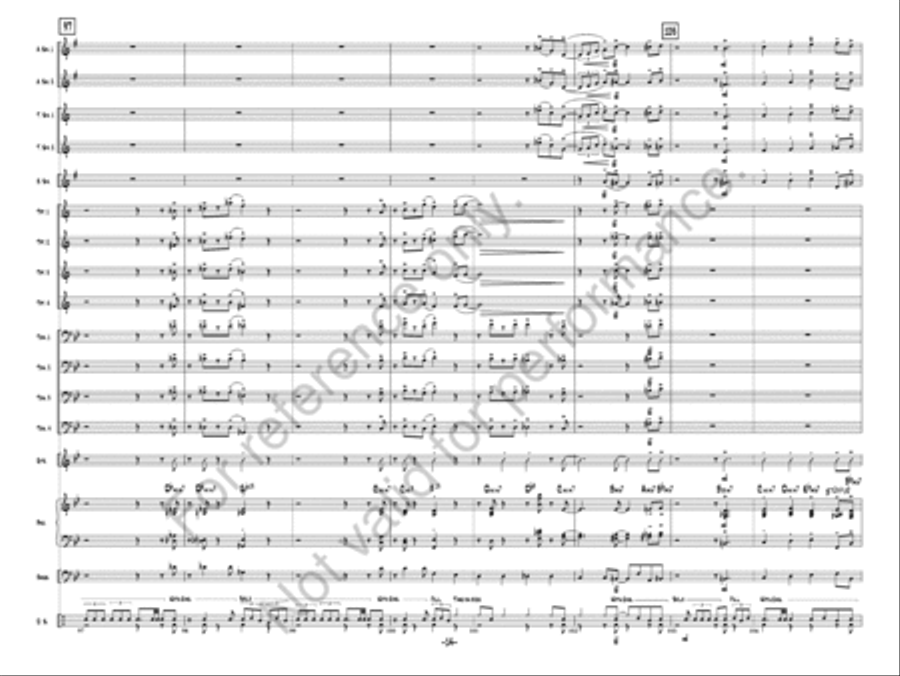 Finishing Brushes Jazz Ensemble scores gallery preview page 15