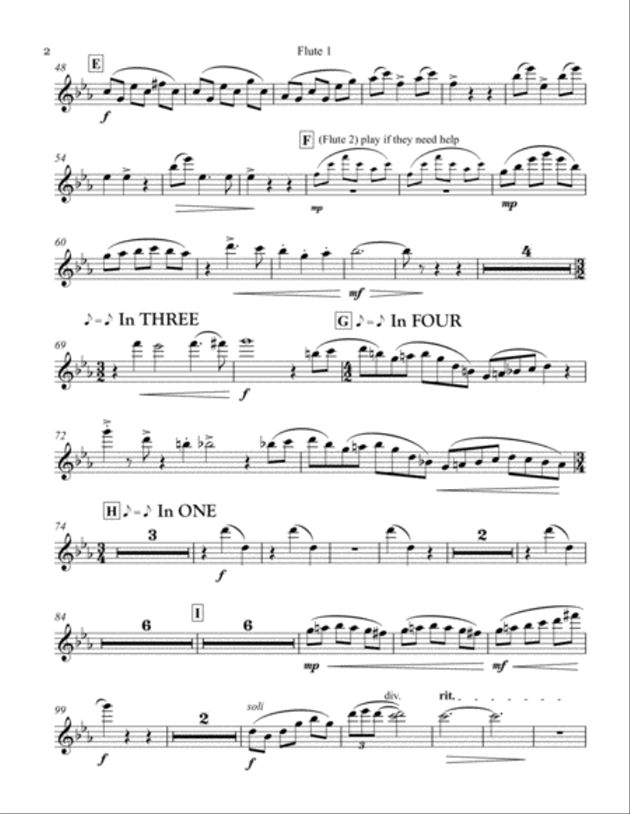 Dancing Devil for Wind Band (Parts) Concert Band scores gallery preview page 5