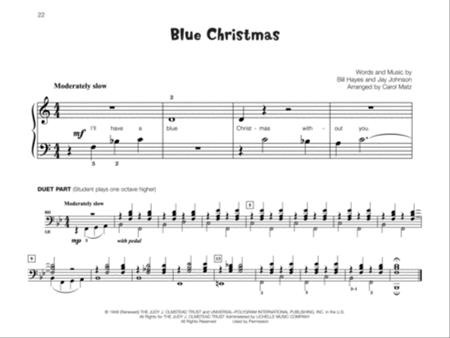 Famous & Fun Pop Christmas, Book 1 Piano Method scores gallery preview page 5
