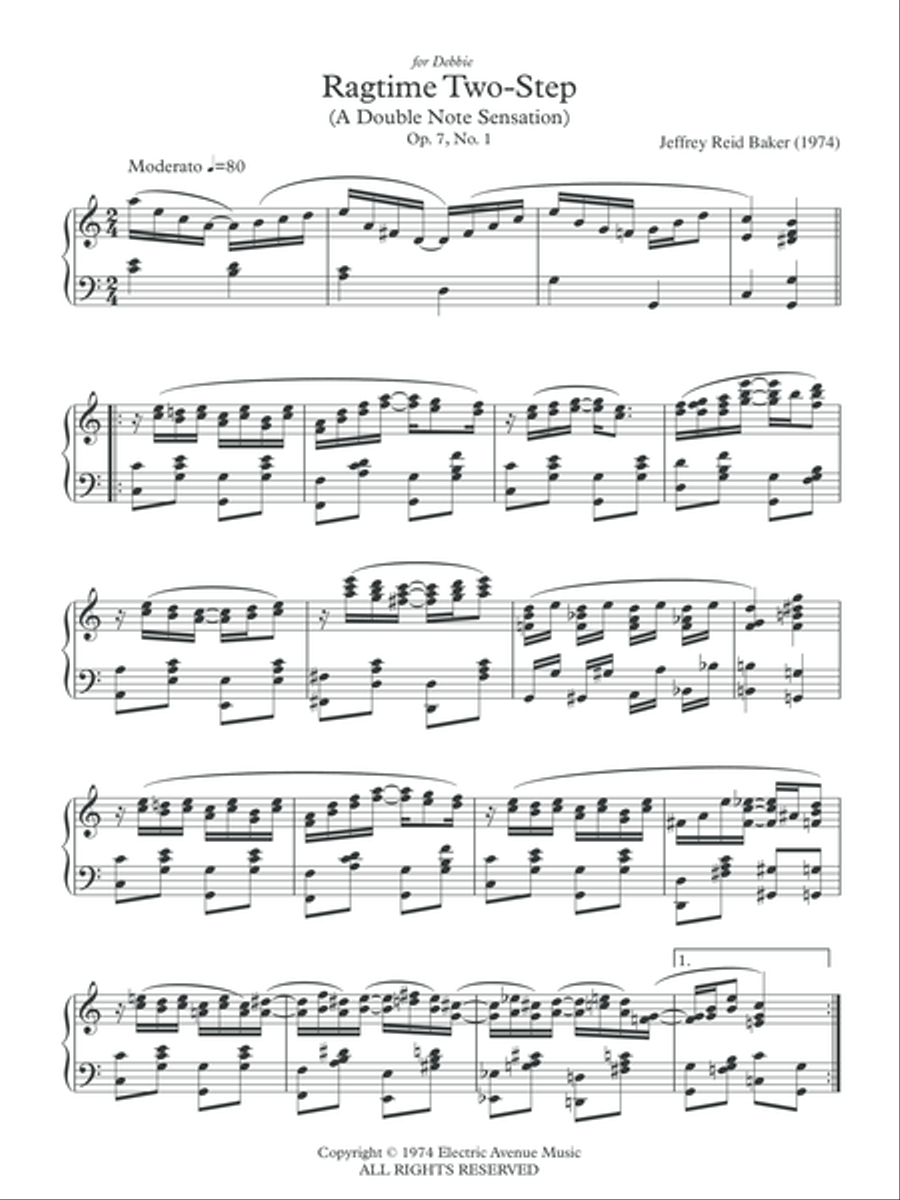 The Two-Step Rag Piano Solo scores gallery preview page 2