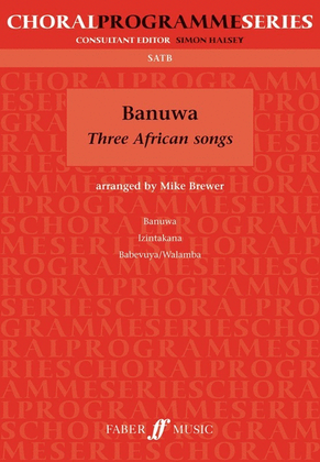 Book cover for Banuwa Three African Songs Satb