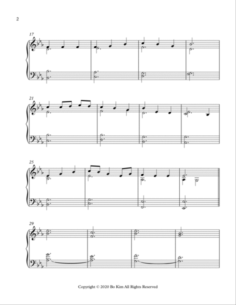 Prayer of St. Patrick (Be Thou My Vision) Piano Solo scores gallery preview page 2