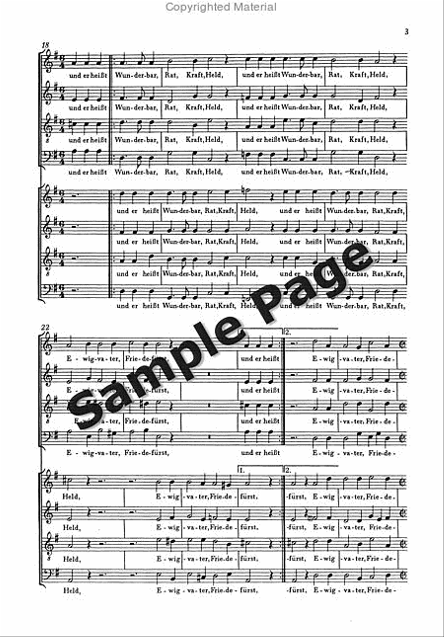 Franck Ein Kind/walther Gelbetmixed Chor Mixed Choir scores gallery preview page 4