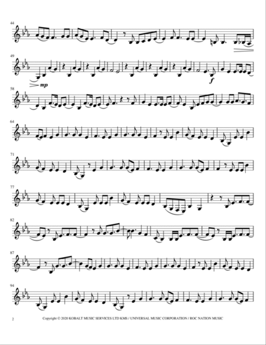 Spring Day Violin Solo scores gallery preview page 2
